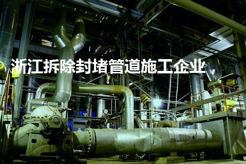 浙江拆除封堵管道施工企业，匠心独运，质量杰出